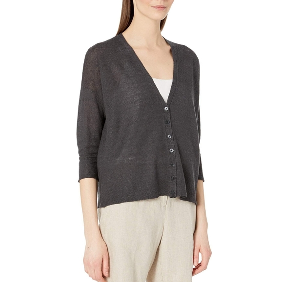 Eileen Fisher Organic Linen Vneck 